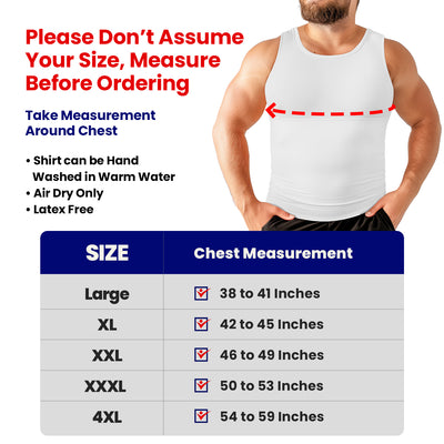 Compression Shirt For Men | Gynecomastia Compression Tank Top Mens