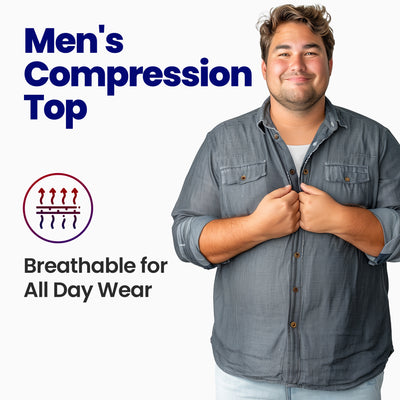 Compression Shirt For Men | Gynecomastia Compression Tank Top Mens